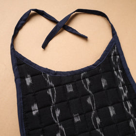 Black Handmade Cotton Baby Bib