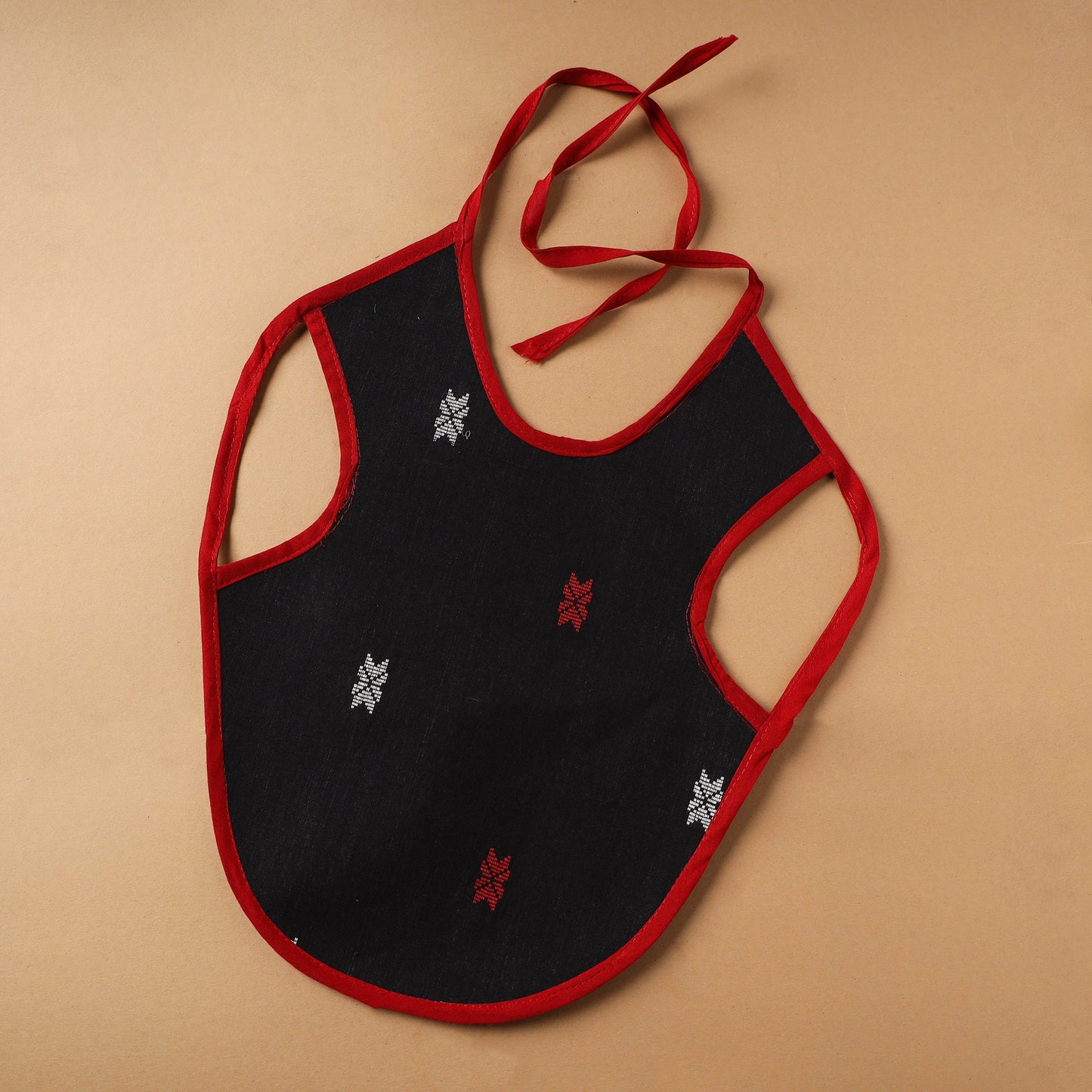 Buy Black Handmade Cotton Baby Bib