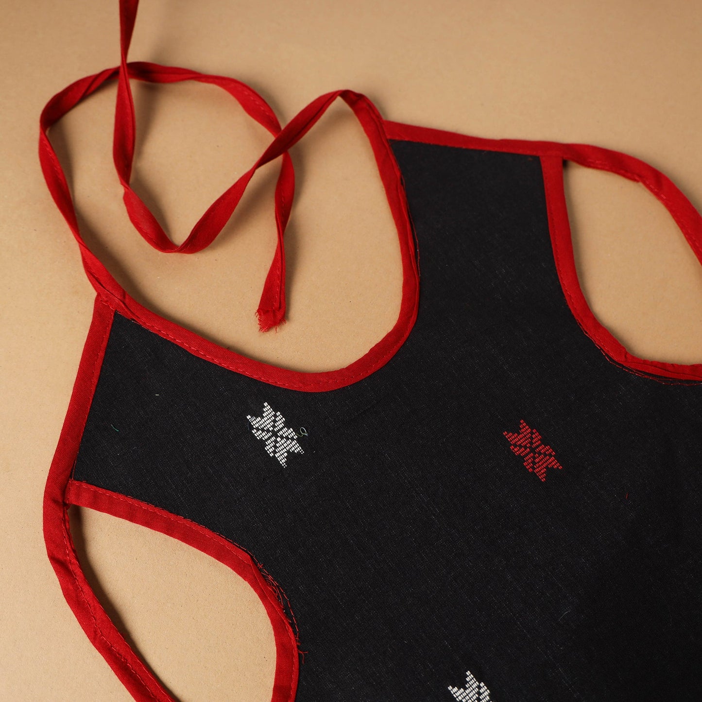 Buy Black Handmade Cotton Baby Bib