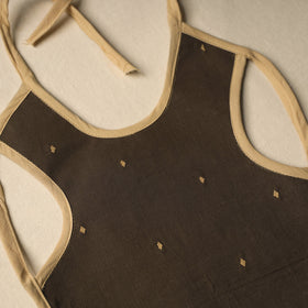 Black Handmade Cotton Baby Bib