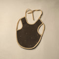 Black Handmade Cotton Baby Bib