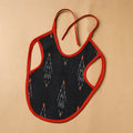 Black Handmade Cotton Baby Bib