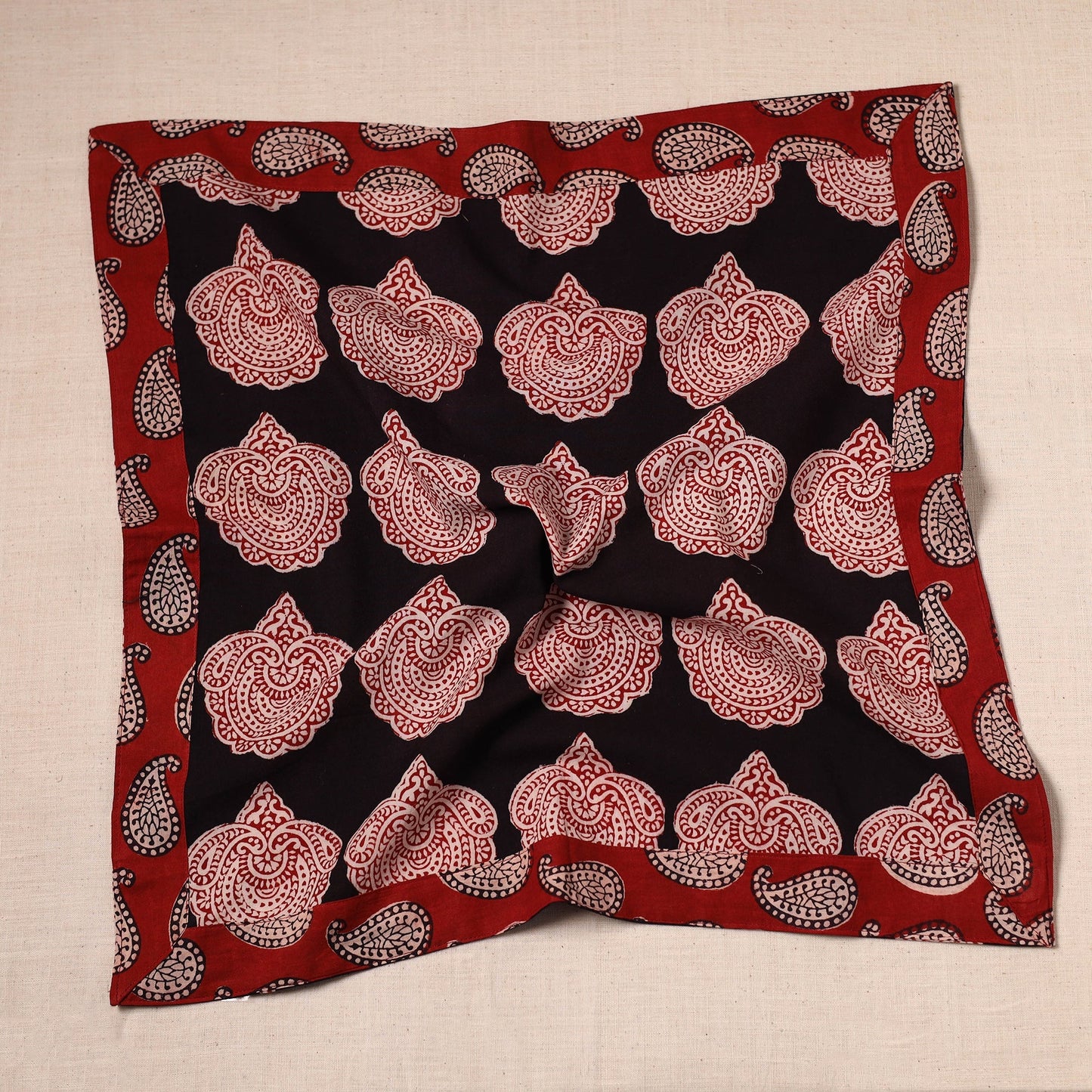 Handmade cotton bandana 41 - handcrafted