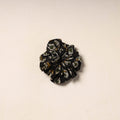 Black Handmade Cotton Elastic Rubber Band/Scrunchie