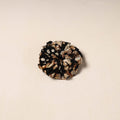 black Handmade Cotton Elastic Rubber Band/Scrunchie