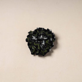Black Handmade Cotton Elastic Rubber Band/Scrunchie