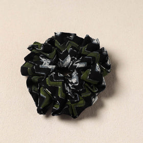 Black Handmade Cotton Elastic Rubber Band/Scrunchie