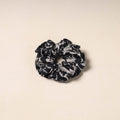 Black Handmade Cotton Elastic Rubber Band/Scrunchie