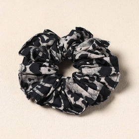 Black Handmade Cotton Elastic Rubber Band/Scrunchie
