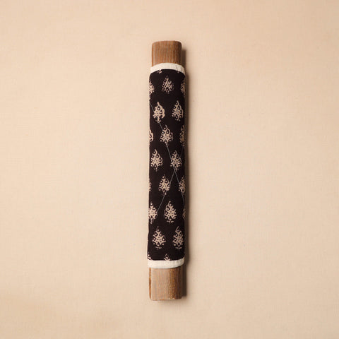 Buy Black Handmade Cotton Fridge Handle Cover