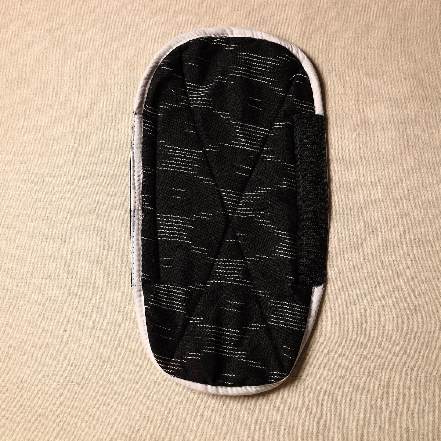 Buy Handmade Cotton Black Fridge Handle Cover 04