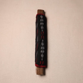 Black - handmade cotton fridge handle cover 06 - handcrafted