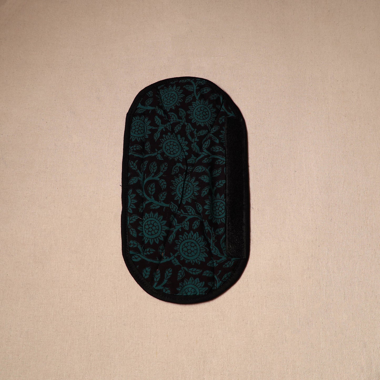 Buy Black Handmade Cotton Fridge Handle Cover