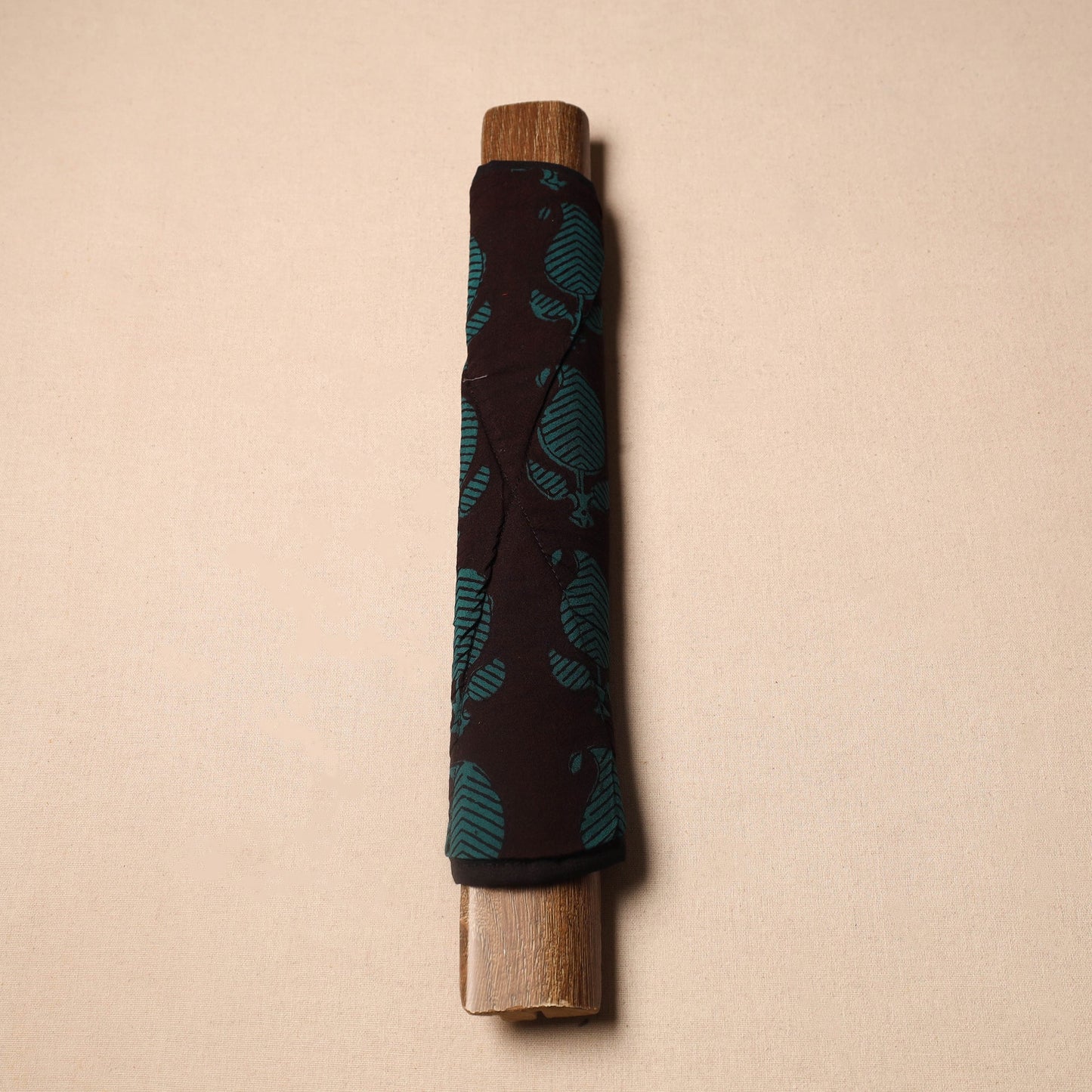 Buy Black Handmade Cotton Fridge Handle Cover