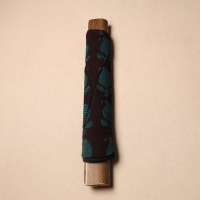 Buy Black Handmade Cotton Fridge Handle Cover