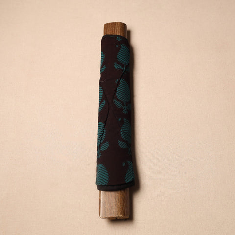 Buy Black Handmade Cotton Fridge Handle Cover