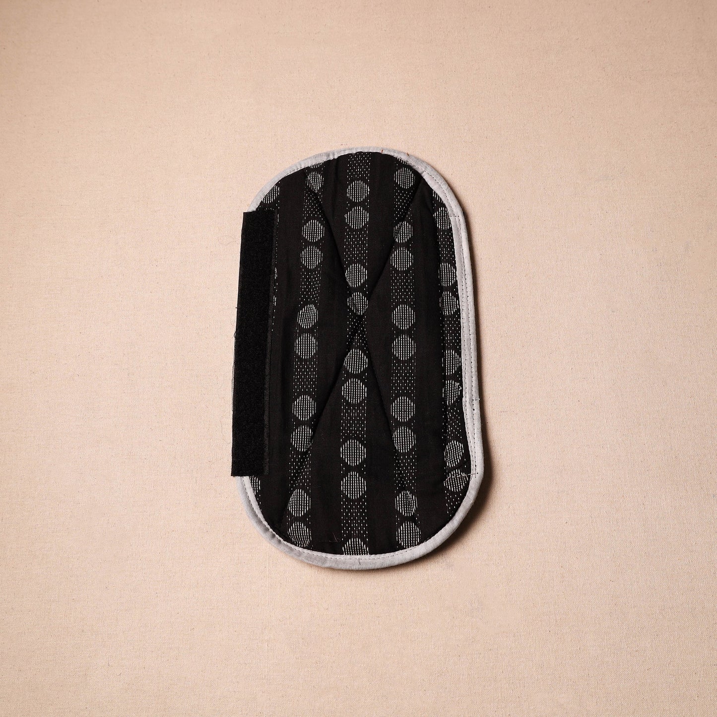 Buy Handmade Cotton Black Fridge Handle Cover