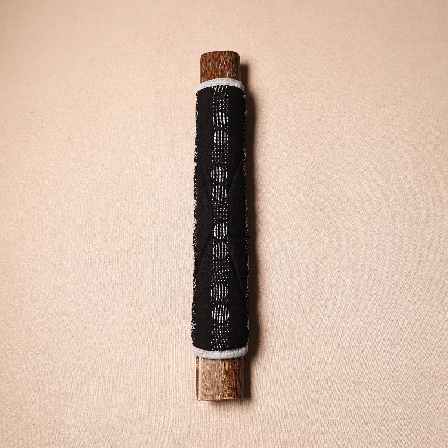 Buy Handmade Cotton Black Fridge Handle Cover