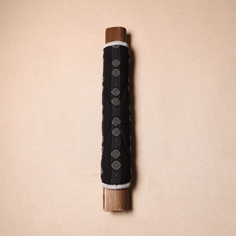 Buy Handmade Cotton Black Fridge Handle Cover