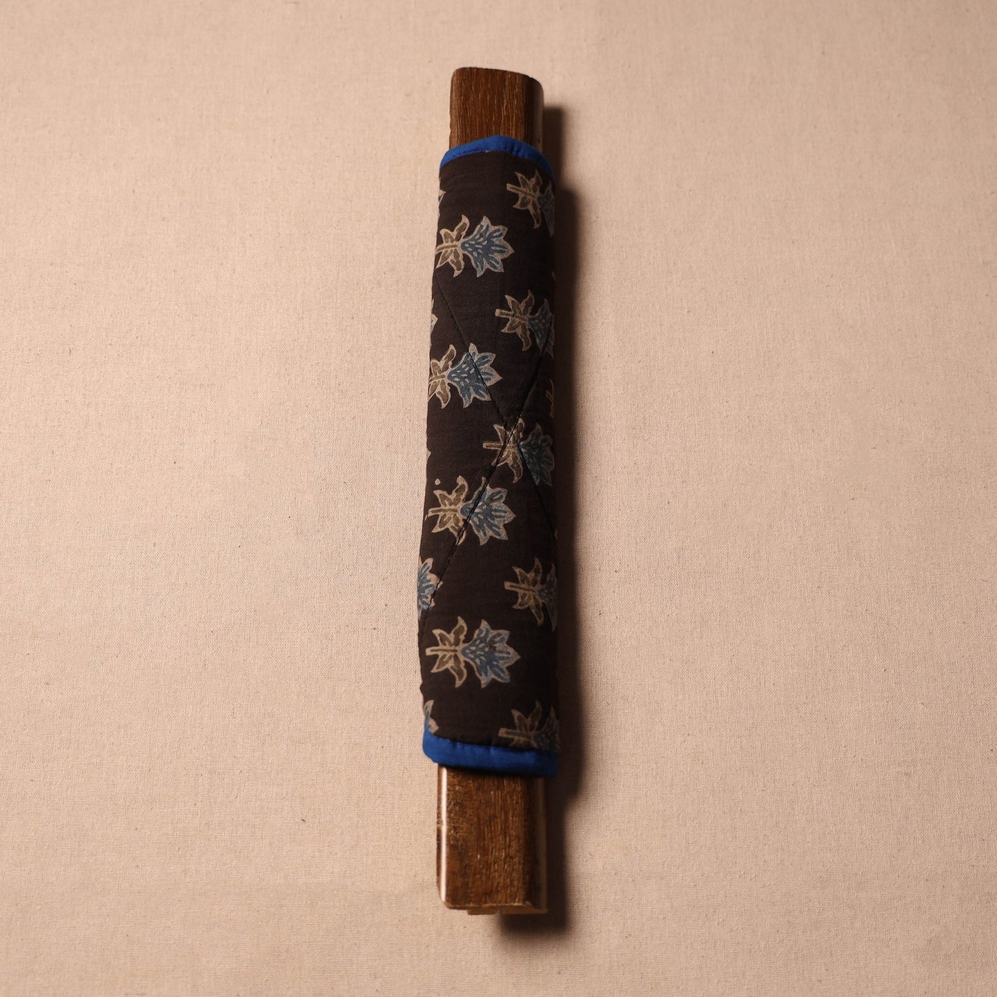 Buy Handmade Cotton Black Fridge Handle Cover 103