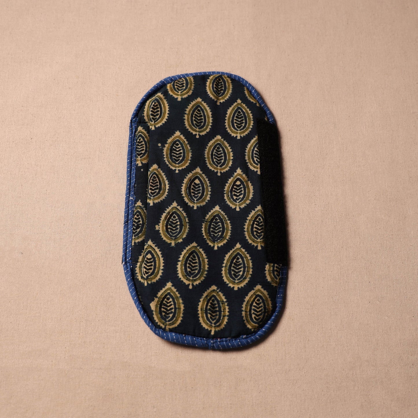 Buy Handmade Cotton Black Fridge Handle Cover 113