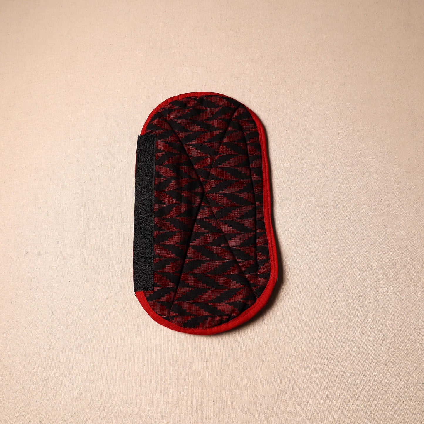 Buy Handmade Cotton Black Fridge Handle Cover