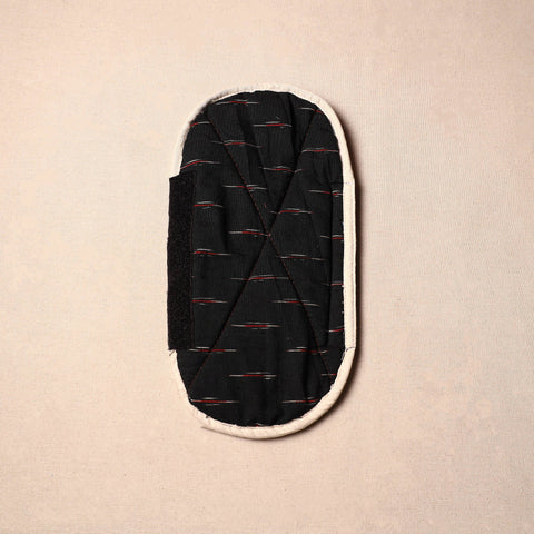 Buy  Handmade Cotton Black Fridge Handle Cover