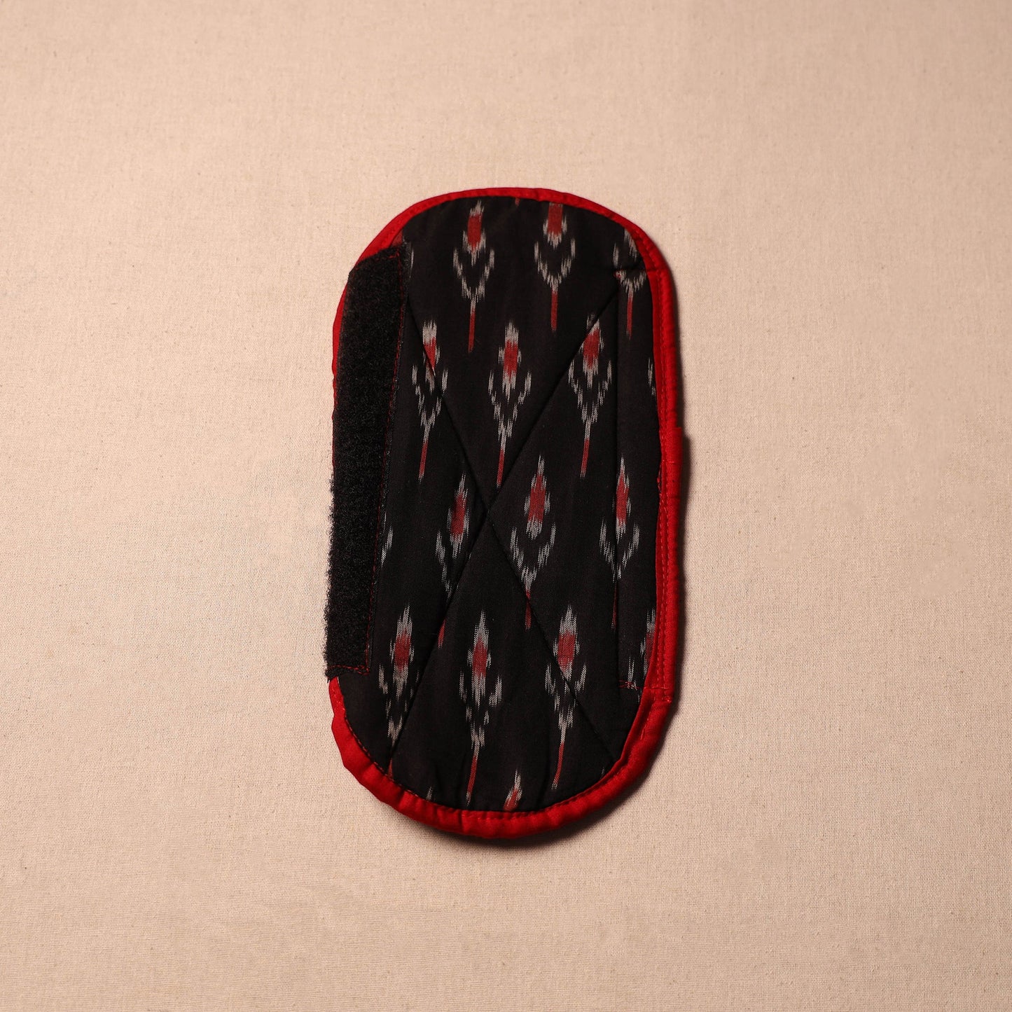 Buy Handmade Cotton Black Fridge Handle Cover