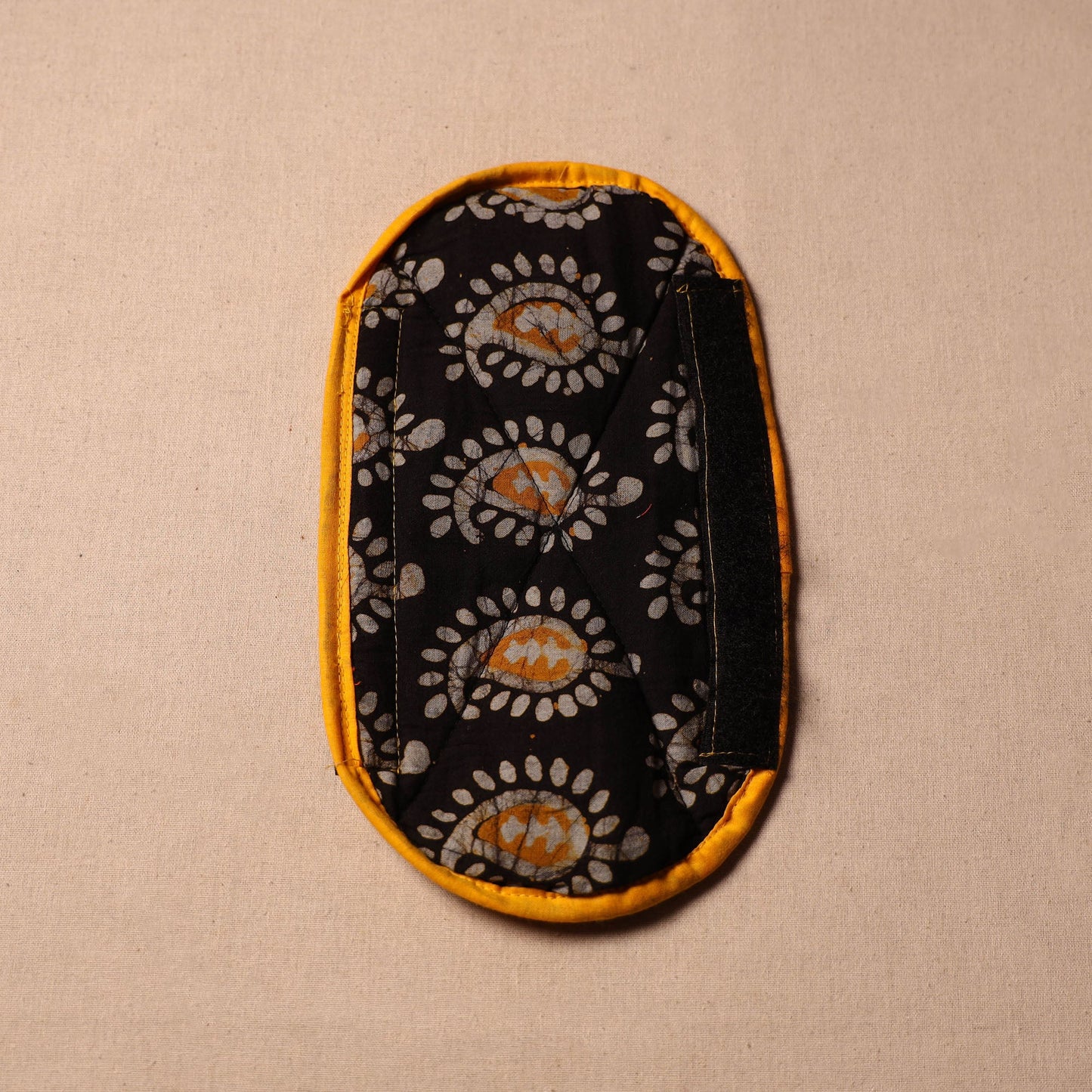 Black - handmade cotton fridge handle cover 161