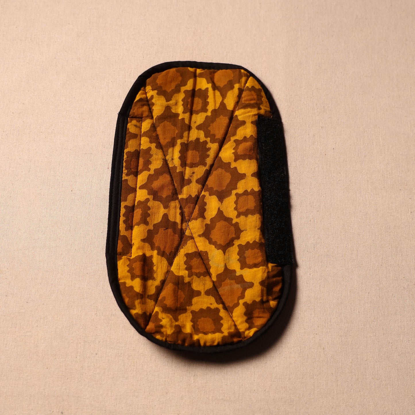 Buy Handmade Cotton Black Fridge Handle Cover 169