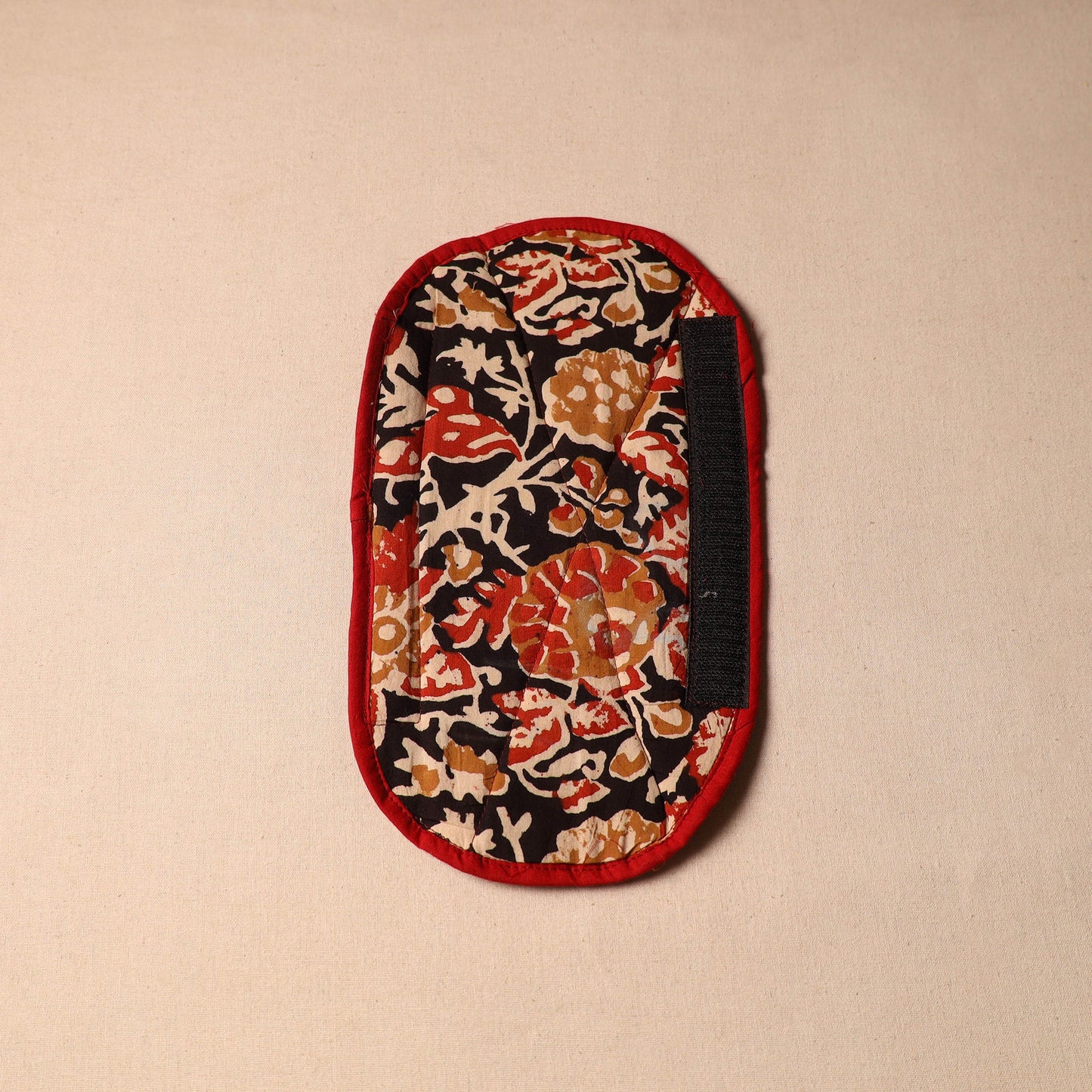 Buy Black Handmade Cotton Fridge Handle Cover