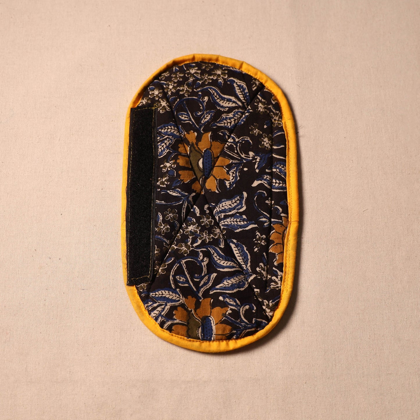 Buy Handmade Cotton Black Fridge Handle Cover 18