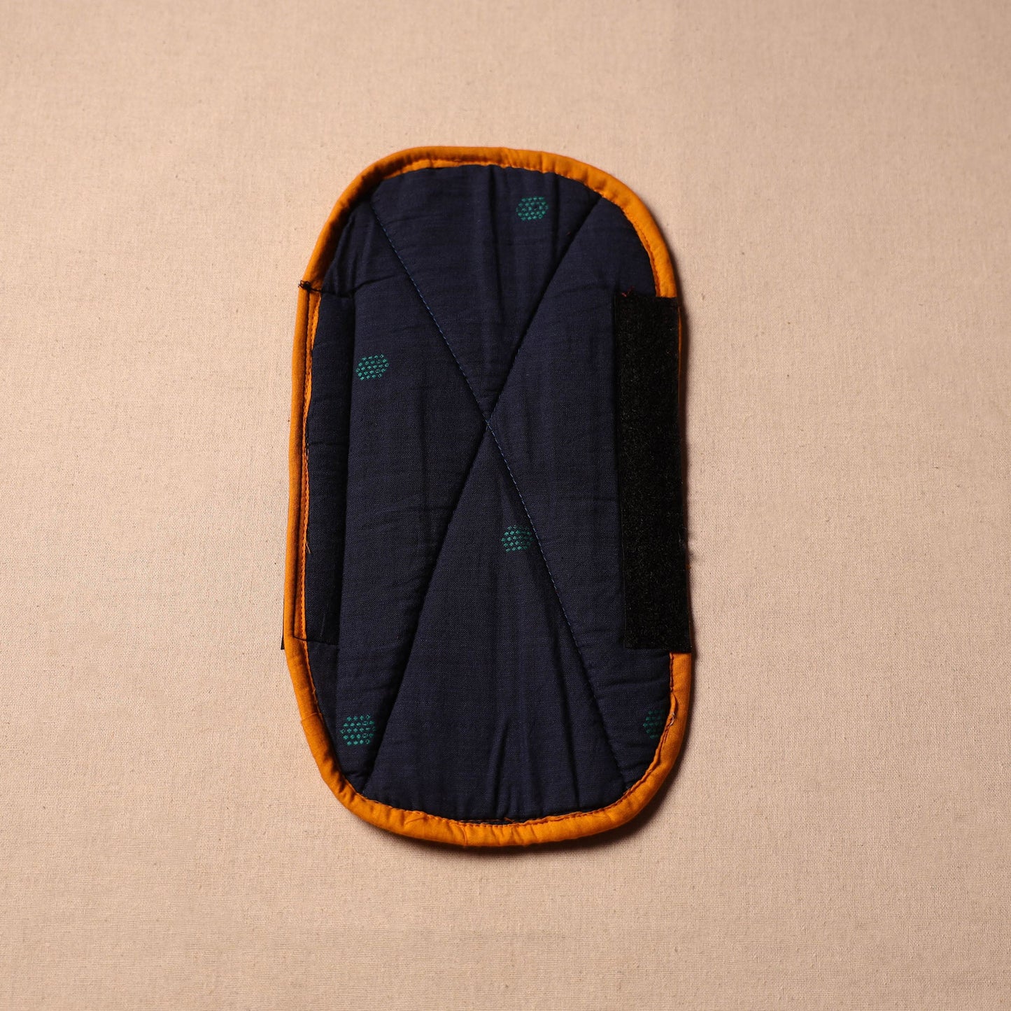 Black - handmade cotton fridge handle cover 180