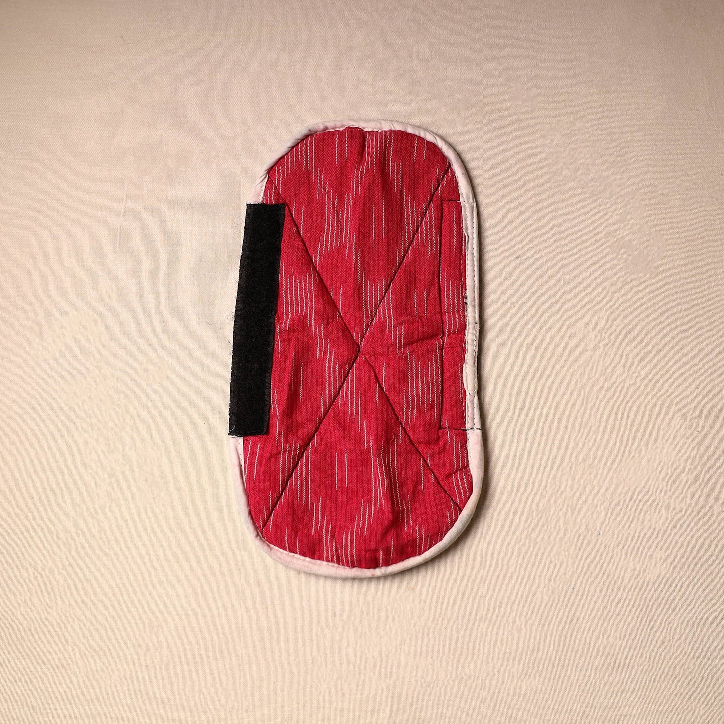 Black - handmade cotton fridge handle cover 19 - handcrafted