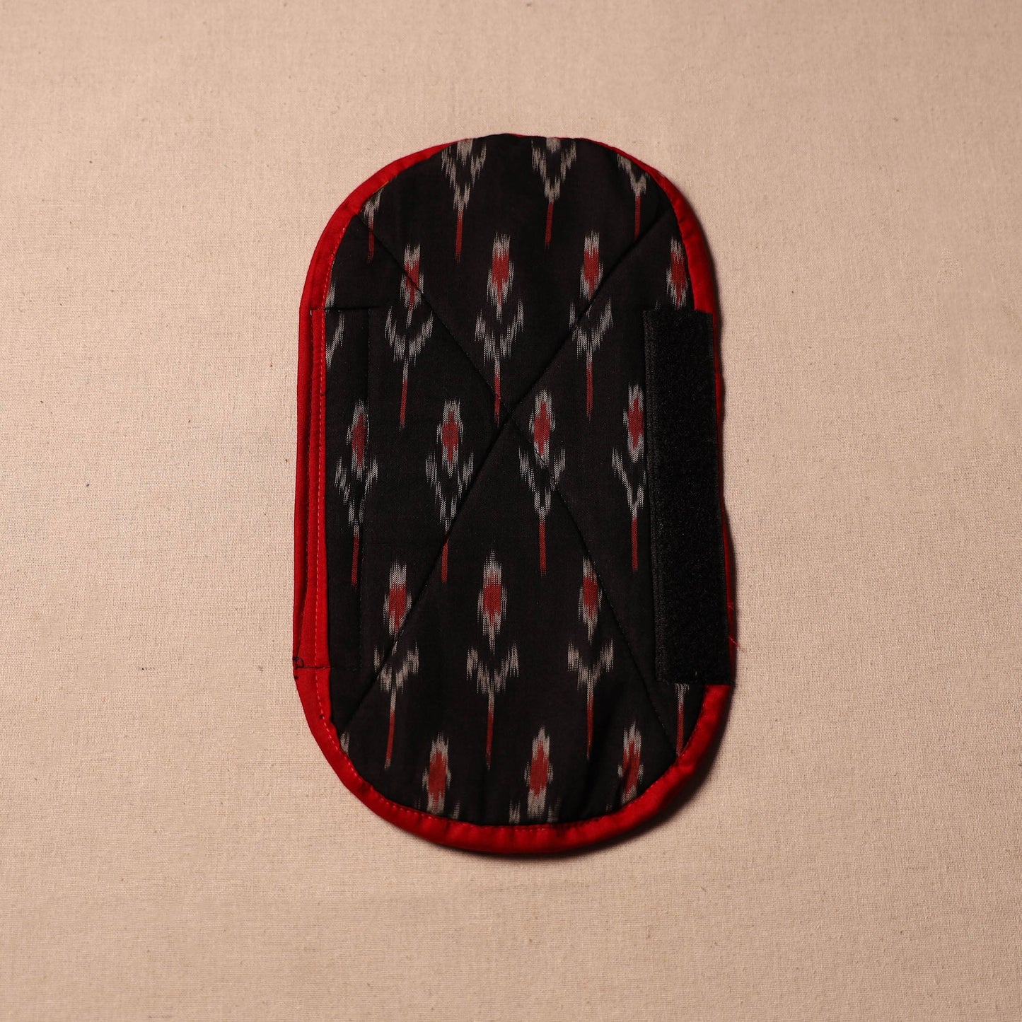 Buy Handmade Cotton Black Fridge Handle Cover 196