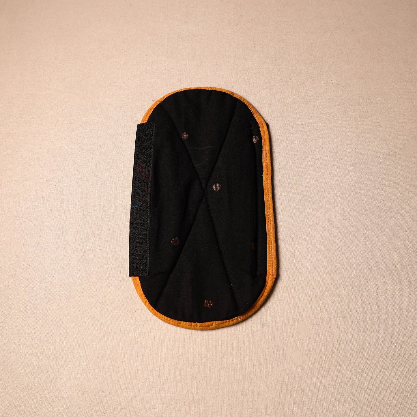 Buy Black Handmade Cotton Fridge Handle Cover