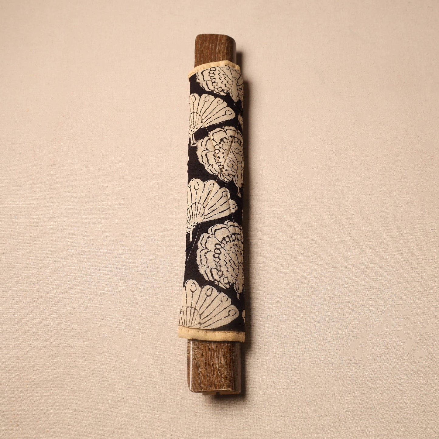 Buy Black Handmade Cotton Fridge Handle Cover