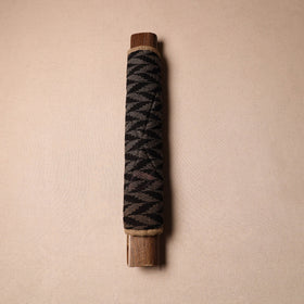 Black - handmade cotton fridge handle cover 27 - handcrafted