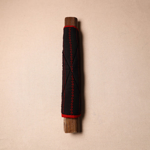 Buy Black Handmade Cotton Fridge Handle Cover