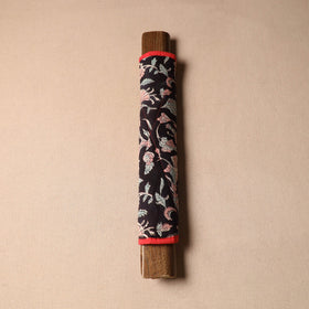 Black - handmade cotton fridge handle cover 38 - handcrafted