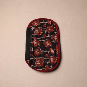 Black - handmade cotton fridge handle cover 42 - handcrafted