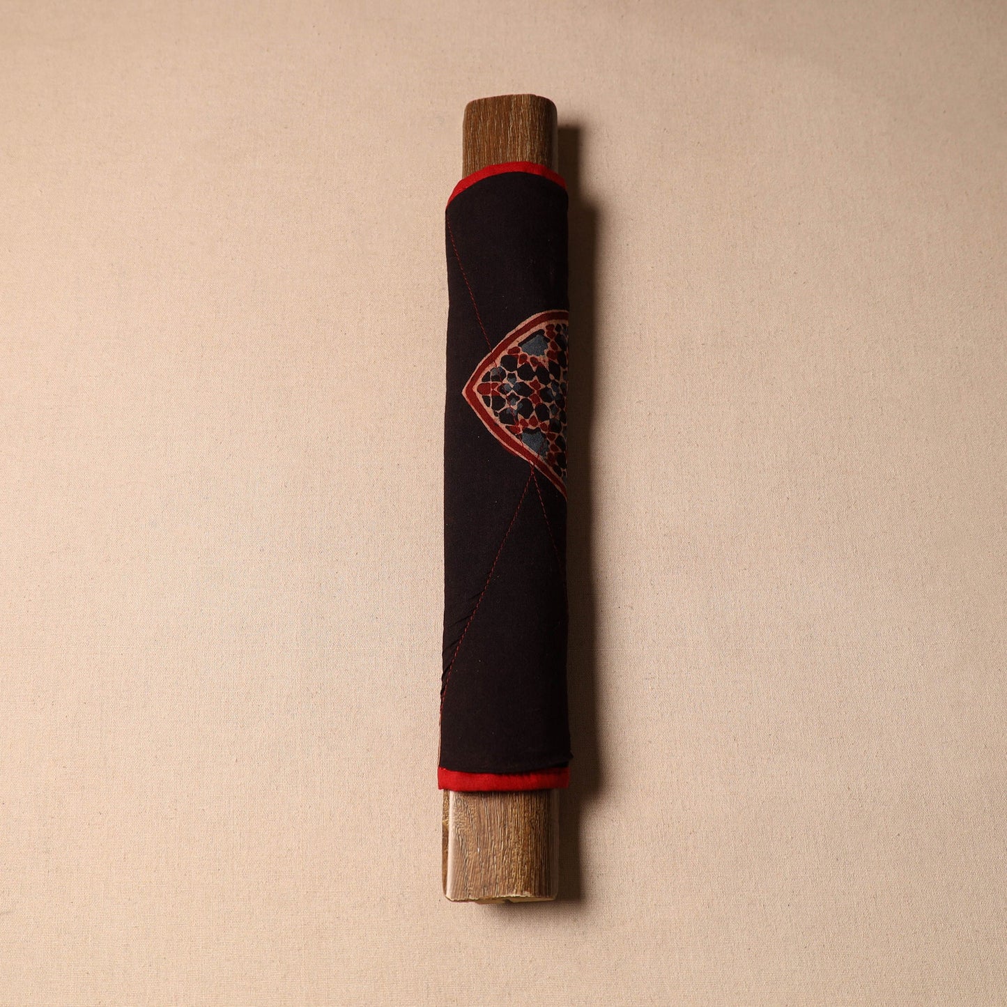 Buy Black Handmade Cotton Fridge Handle Cover