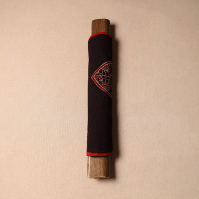 Buy Black Handmade Cotton Fridge Handle Cover