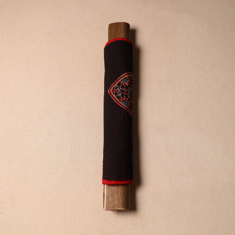 Buy Black Handmade Cotton Fridge Handle Cover