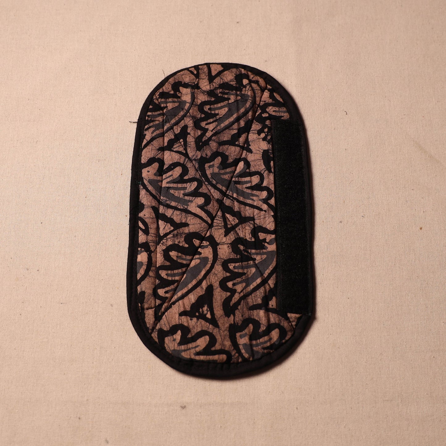 Buy Handmade Cotton Black Fridge Handle Cover