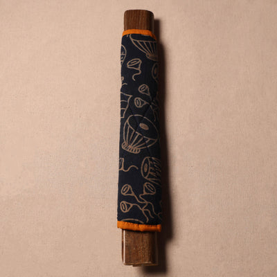 Buy Handmade Cotton Black Fridge Handle Cover 51