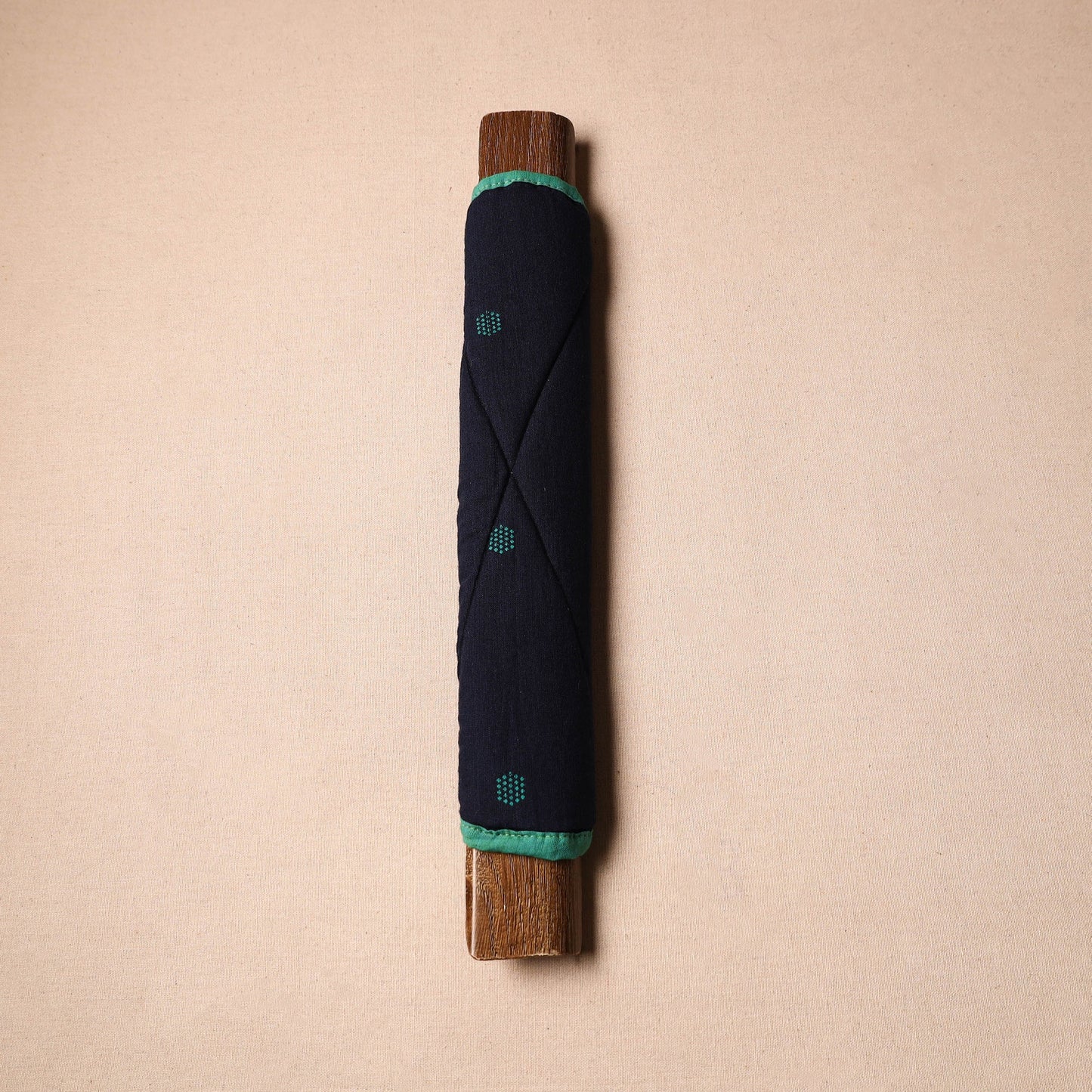 Buy Handmade Cotton Black Fridge Handle Cover