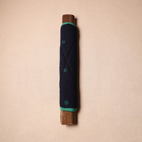 Buy Handmade Cotton Black Fridge Handle Cover