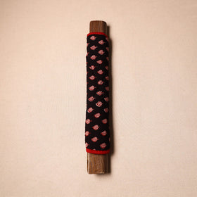 Buy Handmade Cotton Black Fridge Handle Cover