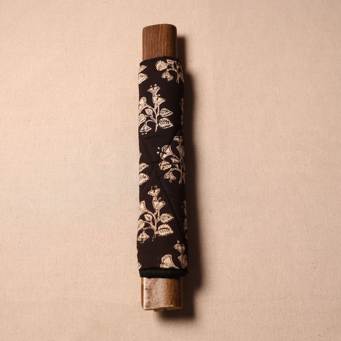 Buy Handmade Cotton Black Fridge Handle Cover